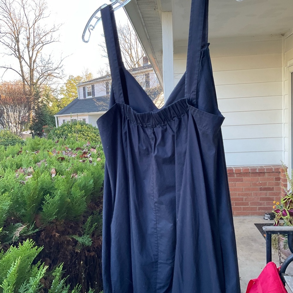 COS navy adjustable sun dress. Size medium. - Picture 5 of 15